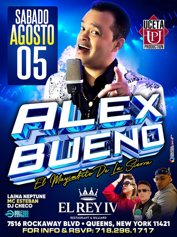 Buy tickets for ALEX BUENO ALEX BUENO