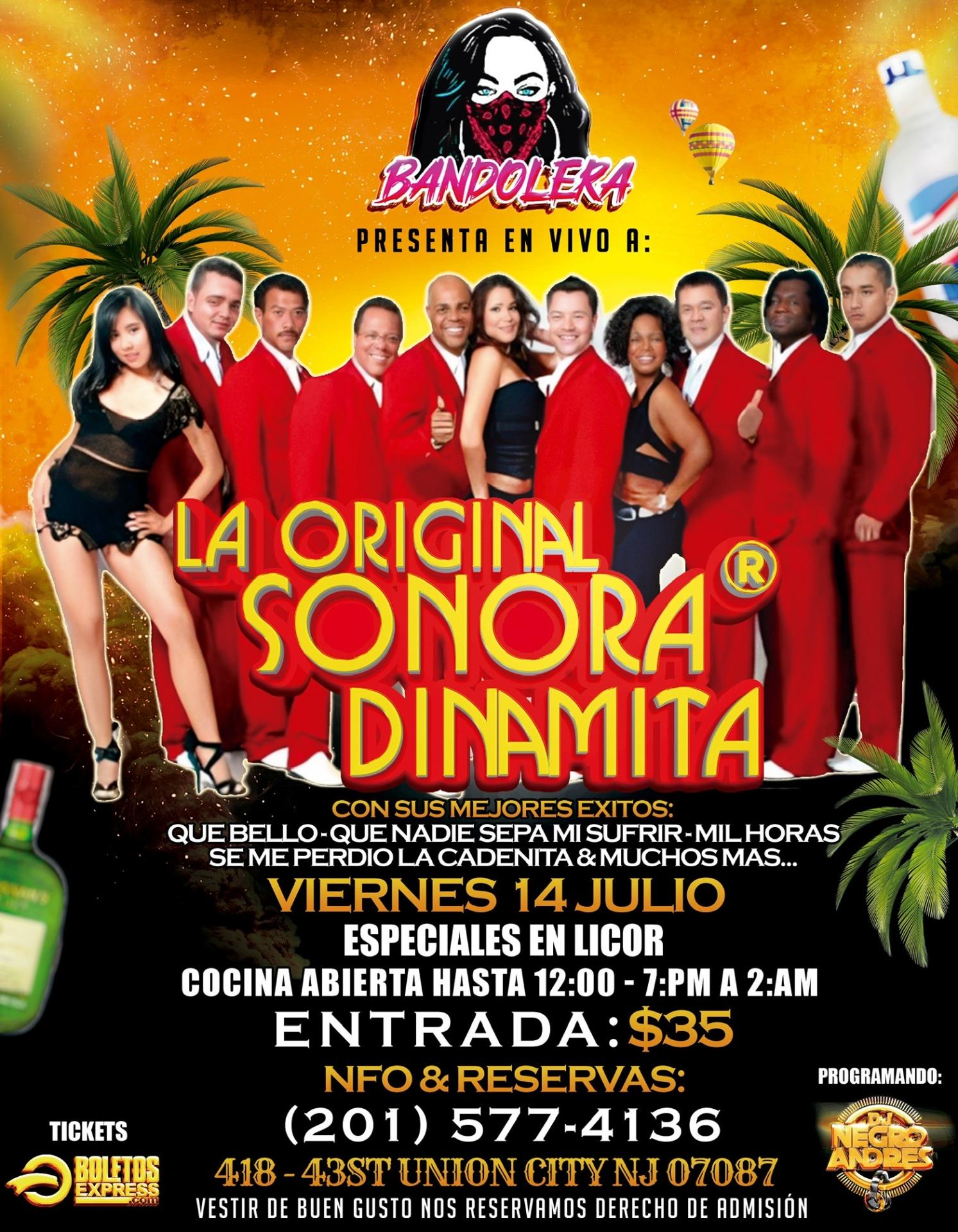 LA ORIGINAL SONORA DINAMITA Tickets BoletosExpress