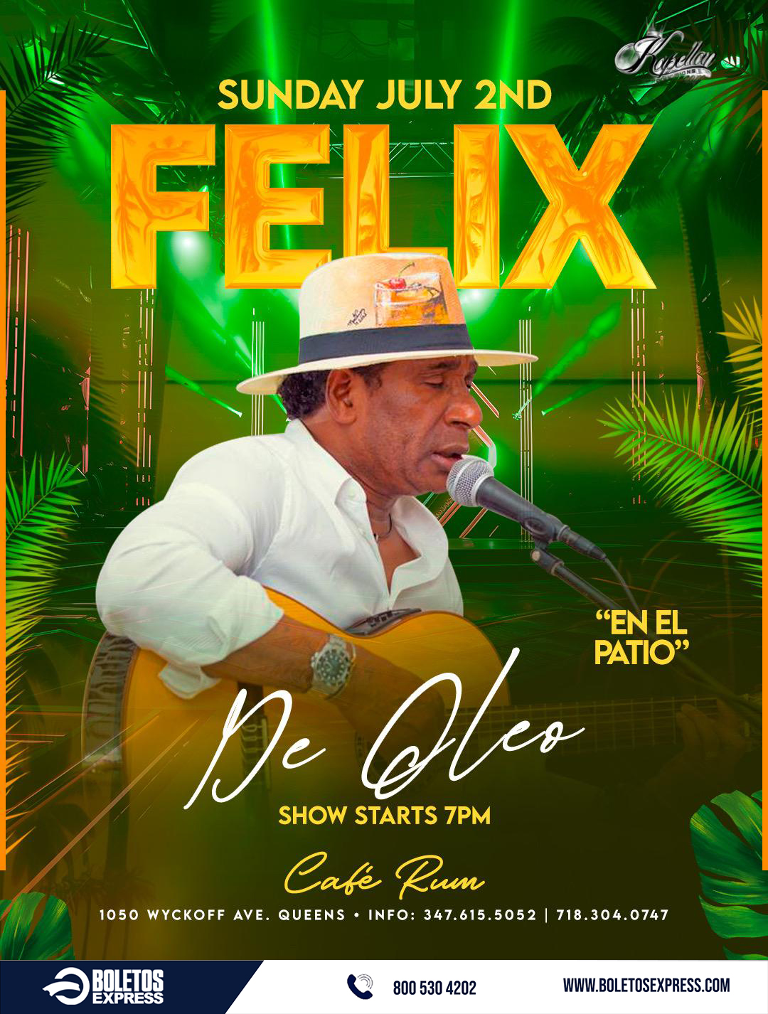 Buy tickets for FELIX DE OLEO FELIX DE OLEO