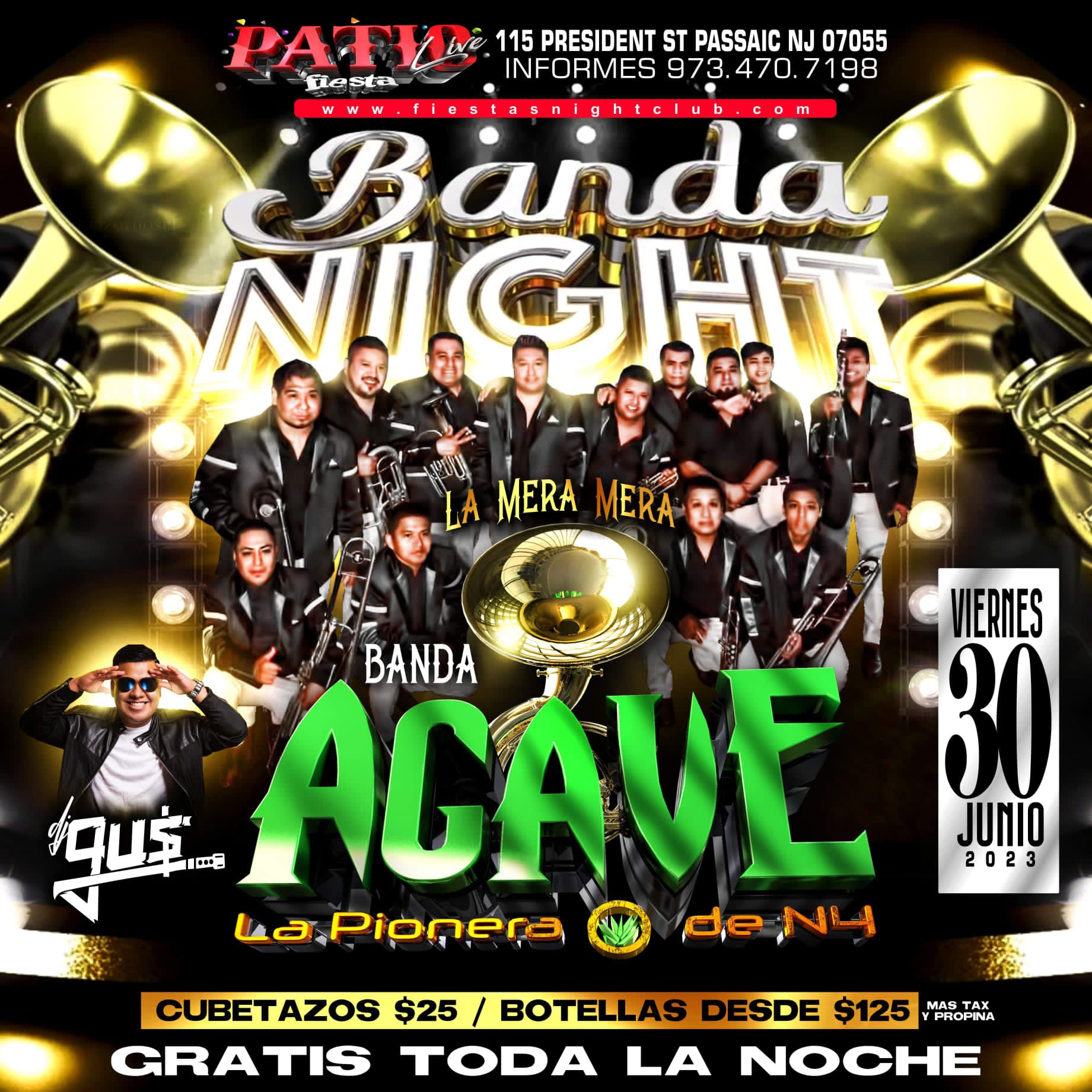Buy tickets for BANDA NIGHT, BANDA AGAVE BANDA NIGHT, BANDA AGAVE