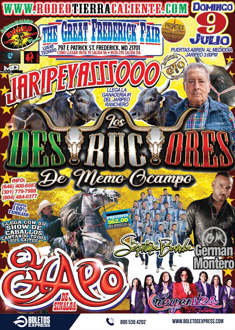 LOS DESTRUCTORES DE MEMO CAMPO | EL CHAPO DE SINALOA | LA SEPTIMA BANDA | GERMAN MONTERO | LOS CREYENTES