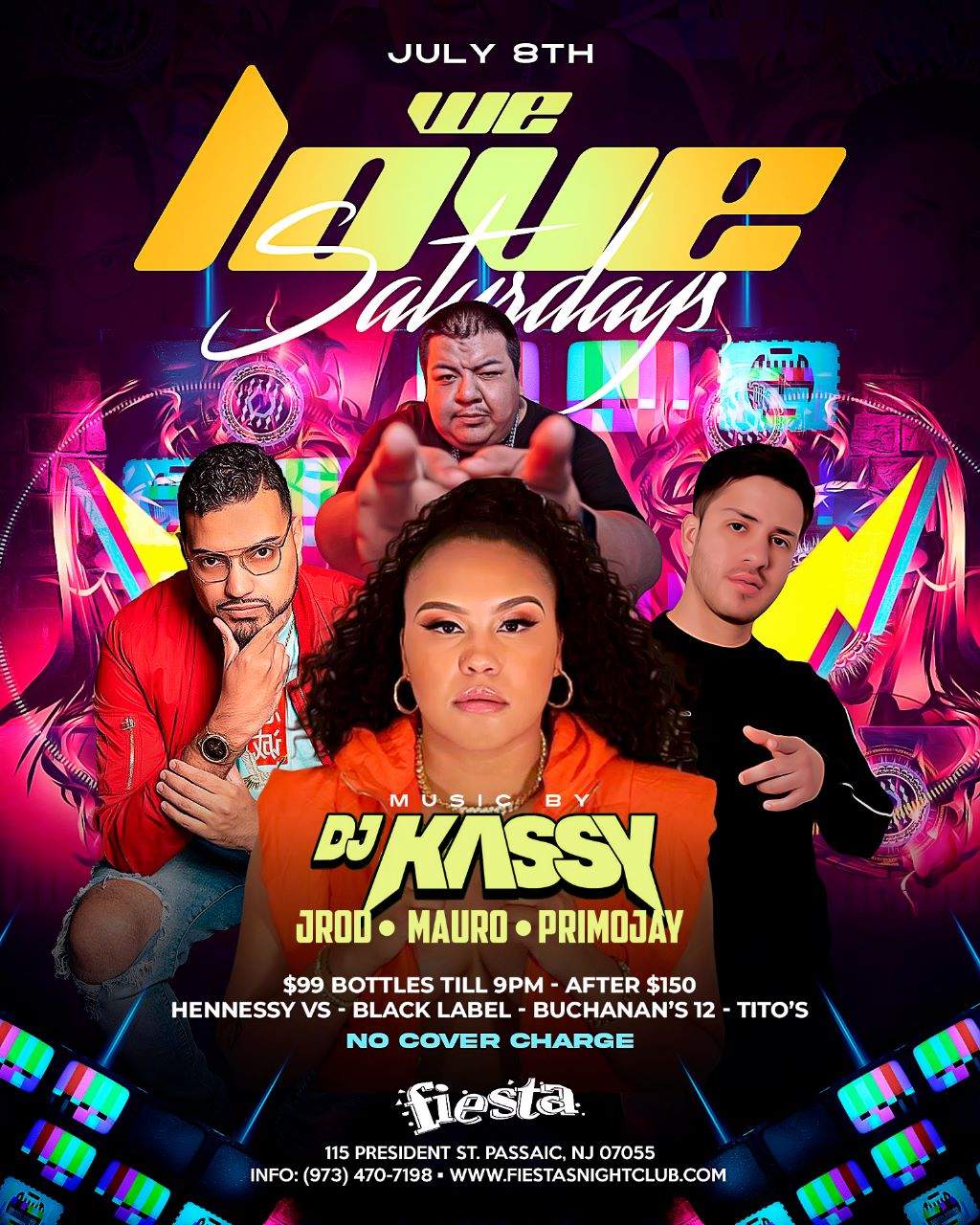 Buy tickets for DJ KASSY, JROD, MAURO, PRIMOJAY DJ KASSY, JROD, MAURO, PRIMOJAY