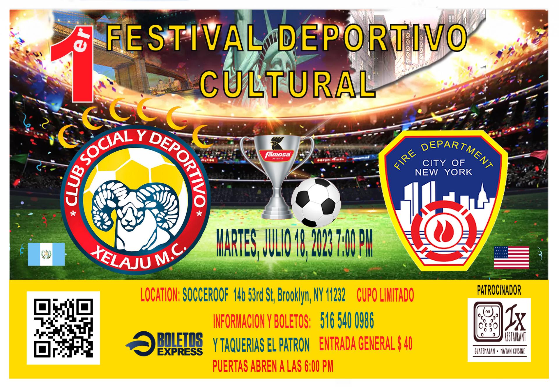 Buy tickets for 1 FESTIVAL DEPORTIVO CULTURAL 1 FESTIVAL DEPORTIVO CULTURAL
