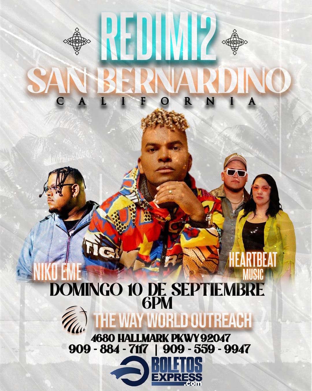Buy tickets for REDIMI2 | NIKO EME | HEARTBEAT MUSIC REDIMI2 | NIKO EME | HEARTBEAT MUSIC