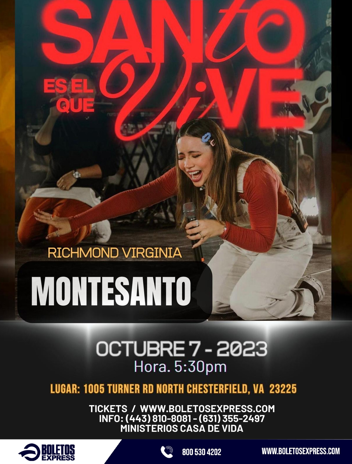 MONTESANTO EN RICHMOND VIRGINIA Tickets BoletosExpress