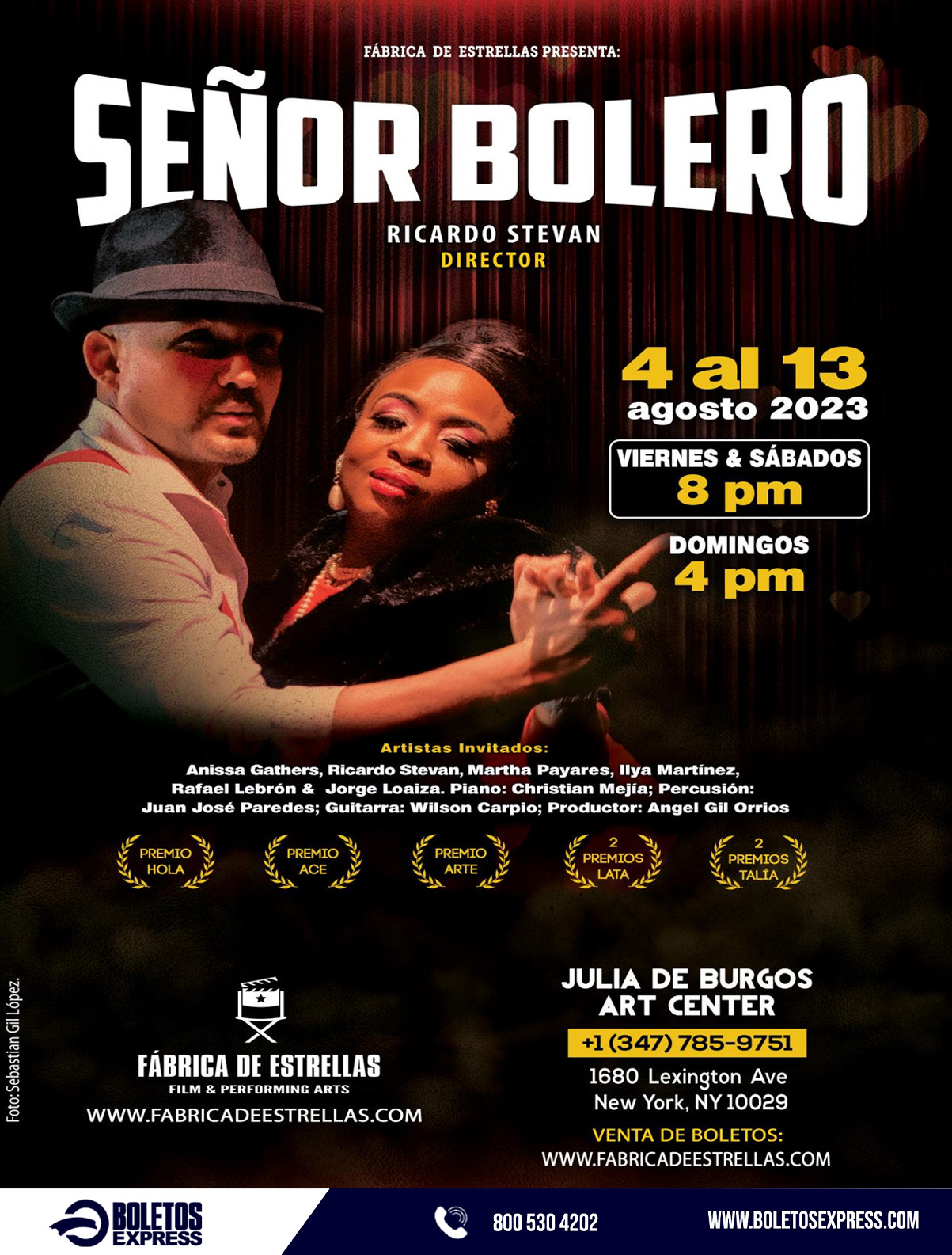 Buy tickets for SEÑOR BOLERO SEÑOR BOLERO