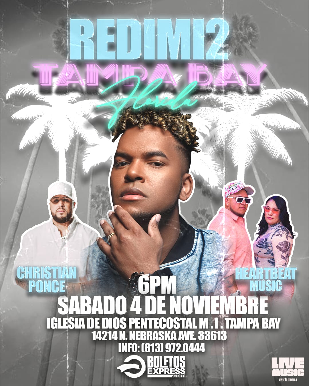 Redimi2 Christian Ponce HeartBeat Music Tickets BoletosExpress redimi2-christian-ponce-heartbeat-music-tickets-boletosexpress