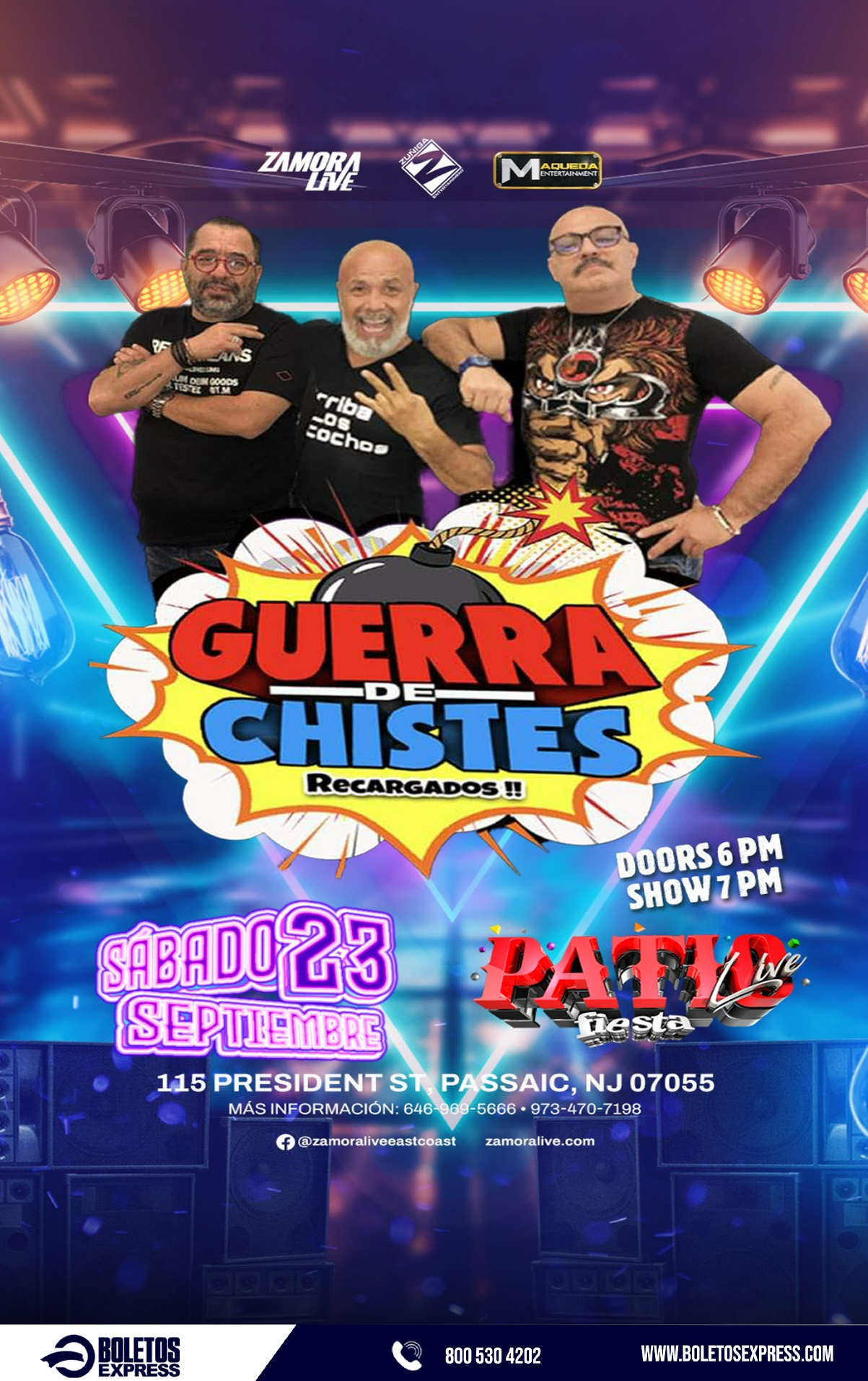 Buy tickets for GUERRA DE CHISTES RECARGADOS GUERRA DE CHISTES RECARGADOS