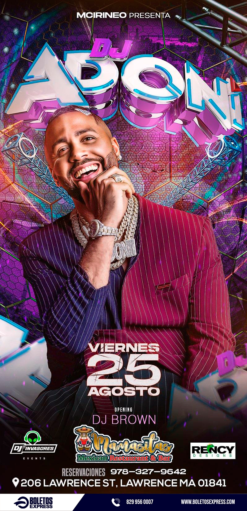 DJ ADONI Tickets - BoletosExpress