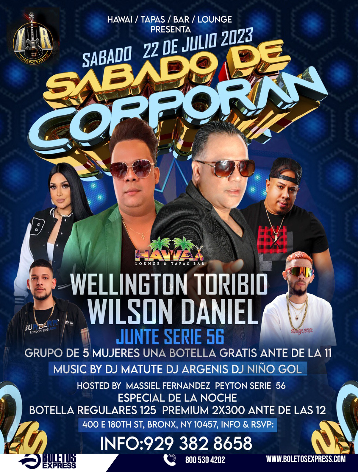 Buy tickets for WELLINGTON TORIBIO | WILSON DANIEL | JUNTE SERIE 56 WELLINGTON TORIBIO | WILSON DANIEL | JUNTE SERIE 56
