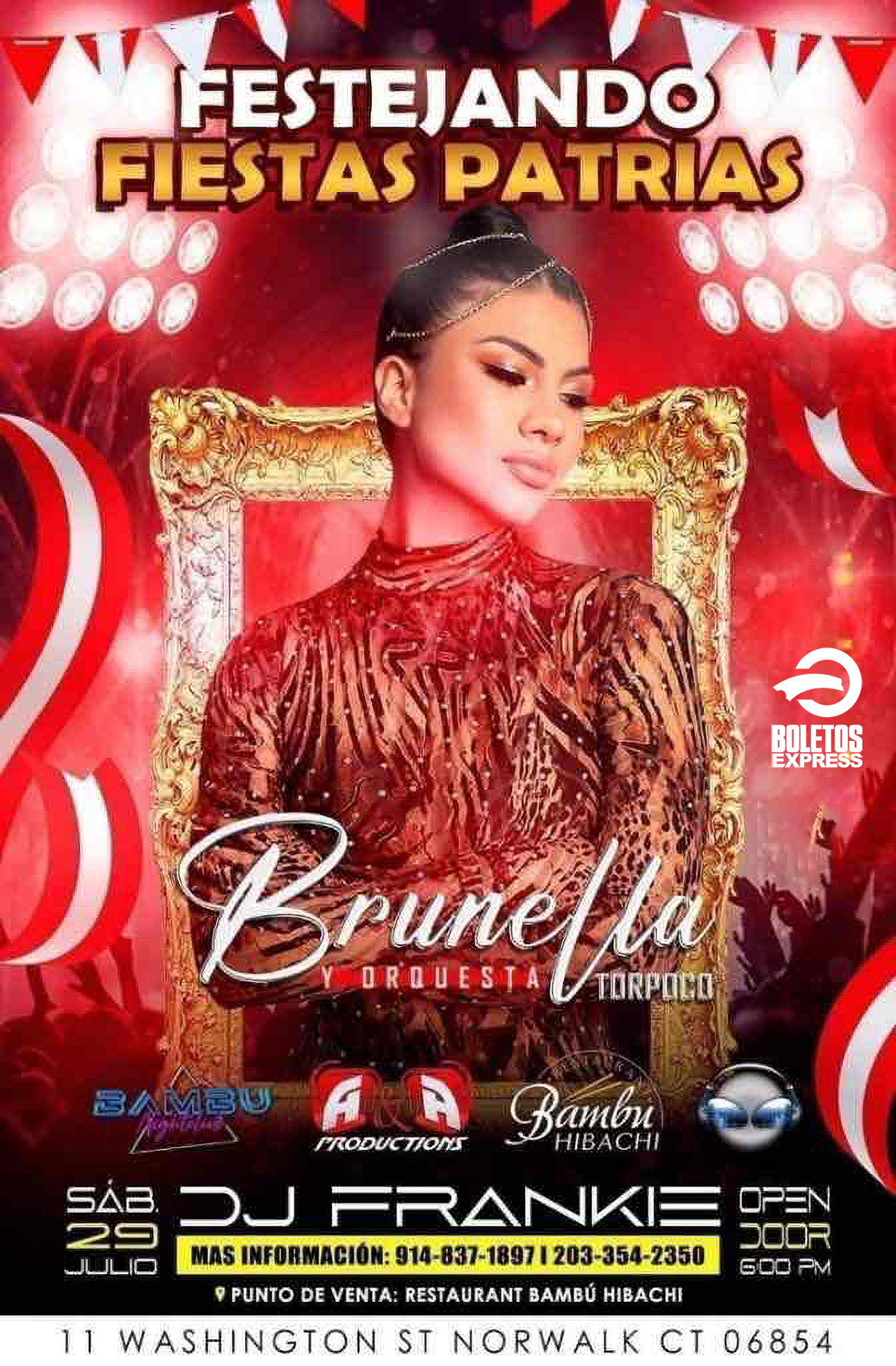 Buy tickets for BRUNELLA TORPOCO Y ORQUESTA BRUNELLA TORPOCO Y ORQUESTA