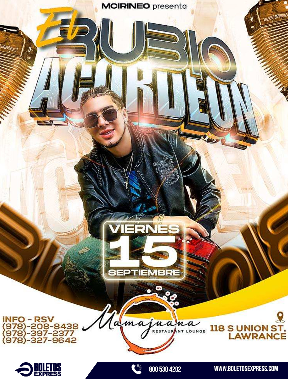 Buy tickets for EL RUBIO ACORDEON EL RUBIO ACORDEON