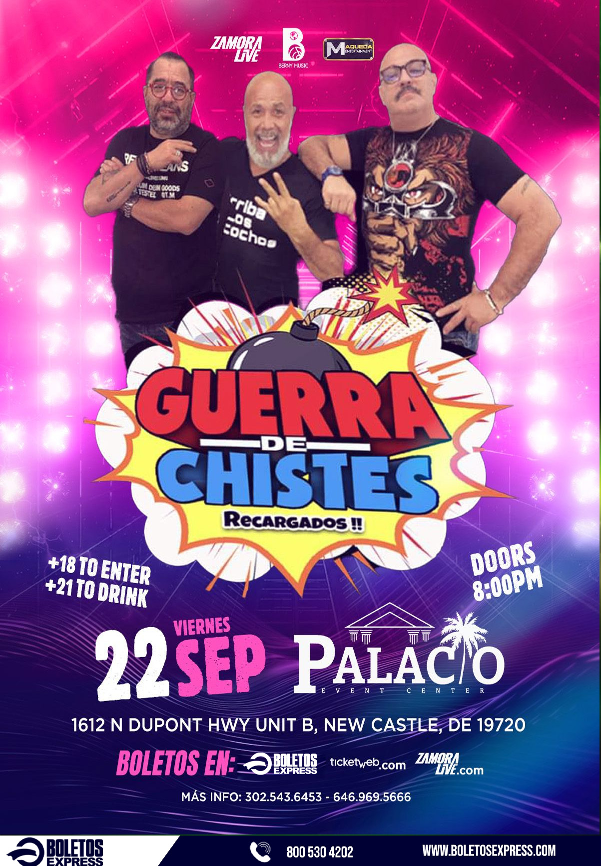 Buy tickets for GERRA DE CHISTES RECARGADOS GERRA DE CHISTES RECARGADOS