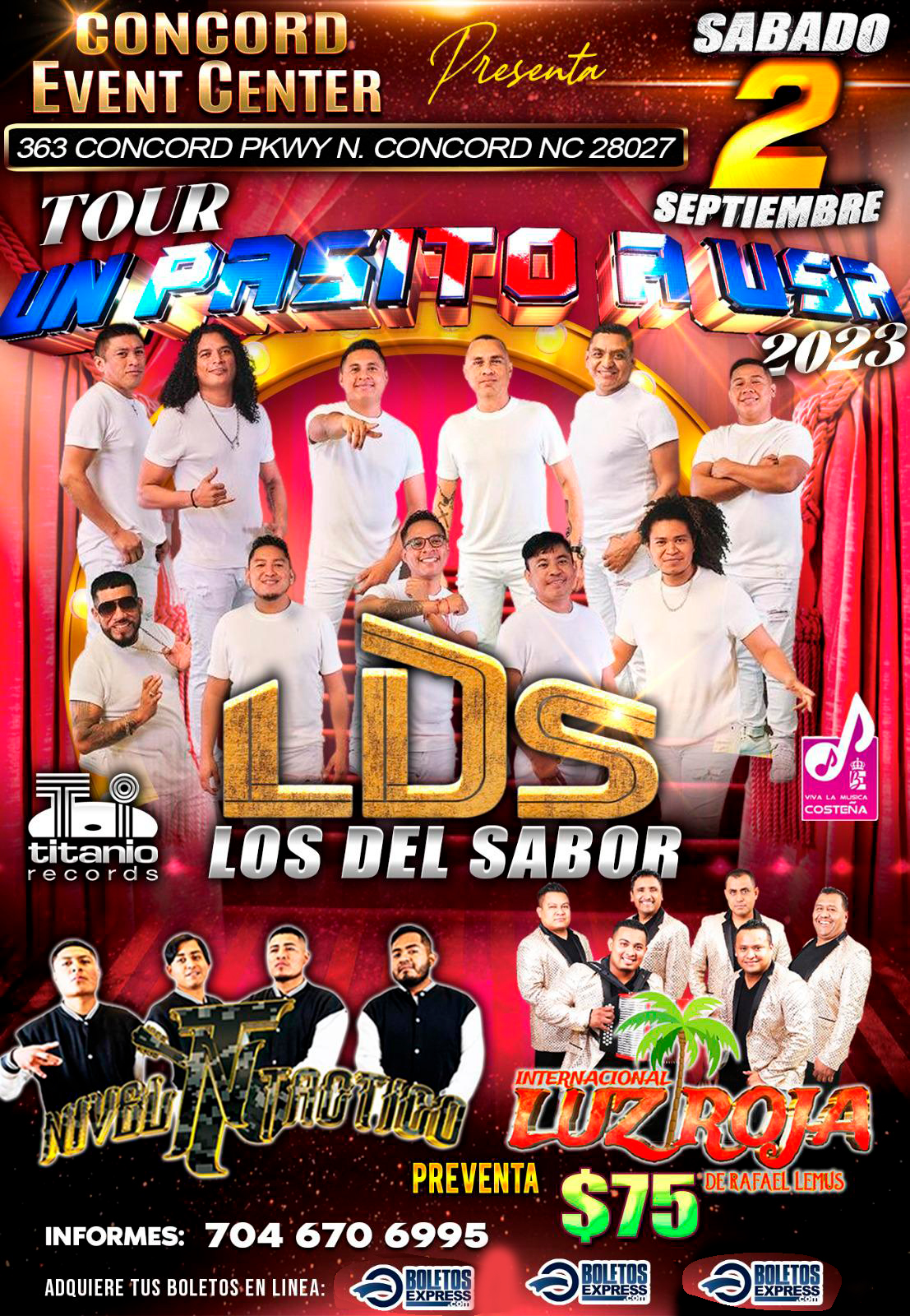 LDS LOS DEL SABOR Tickets BoletosExpress