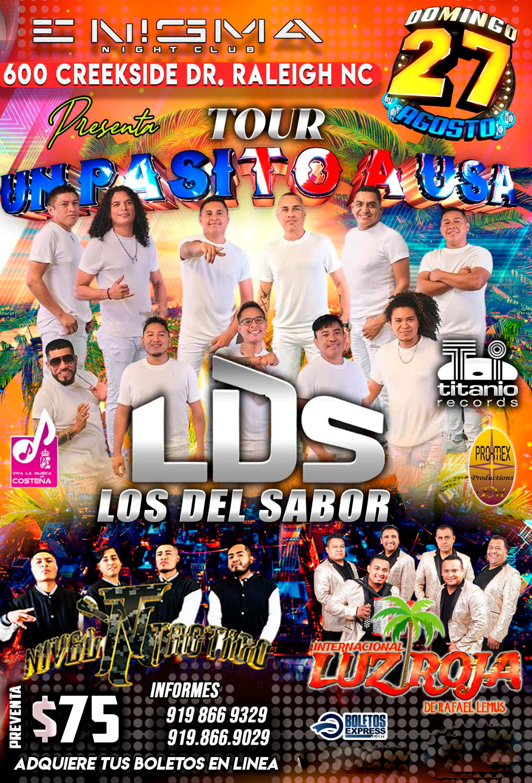 LDS LOS DEL SABOR Tickets - BoletosExpress