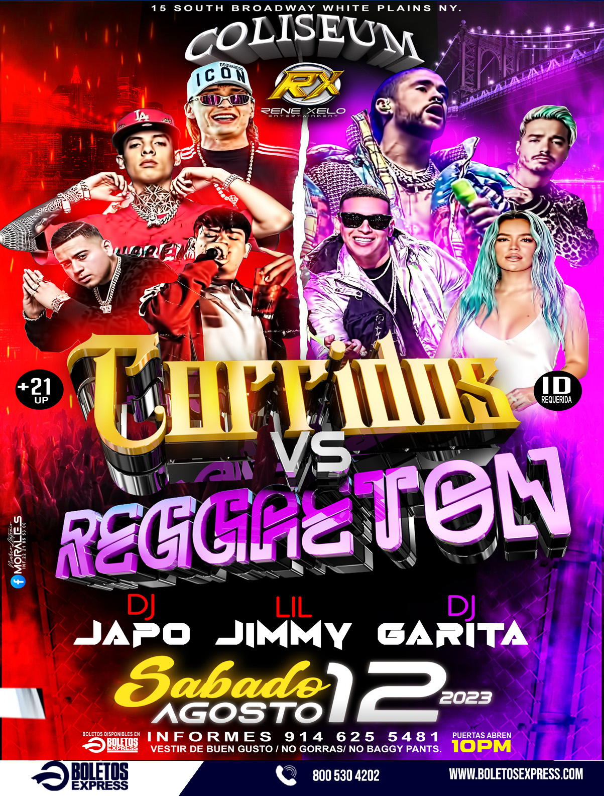 CORRIDOS VS REGGAETON| DJ JAPO | DJ JIMMY | DJ GARITA