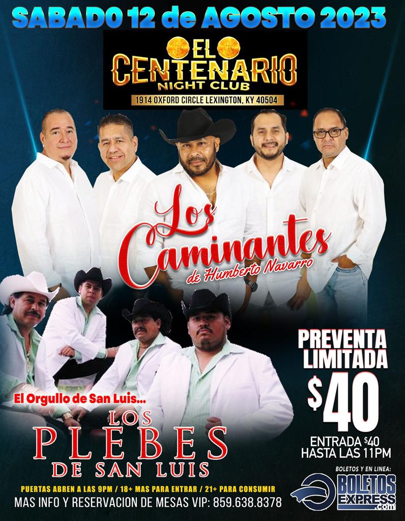 Buy tickets for LOS CAMINANTES DE HUMBERTO NAVARRO, LOS PLEBES DE SAN LUIS LOS CAMINANTES DE HUMBERTO NAVARRO, LOS PLEBES DE SAN LUIS