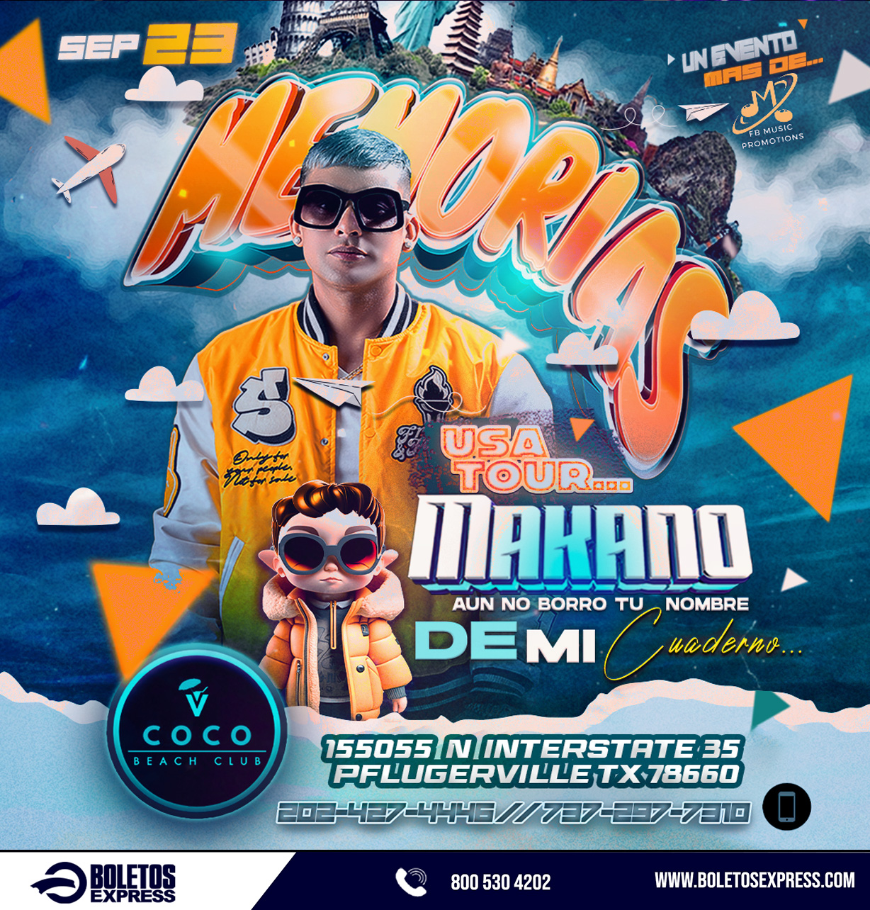Buy tickets for MAKANO MEMORIAS USA TOUR MAKANO MEMORIAS USA TOUR