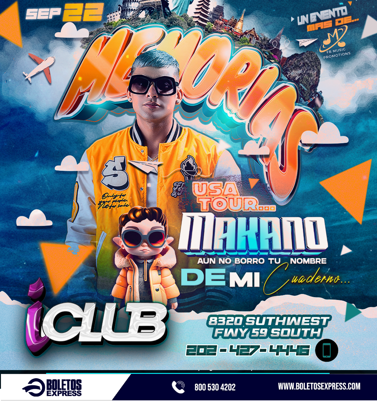 Buy tickets for MAKANO MEMORIAS USA TOUR MAKANO MEMORIAS USA TOUR