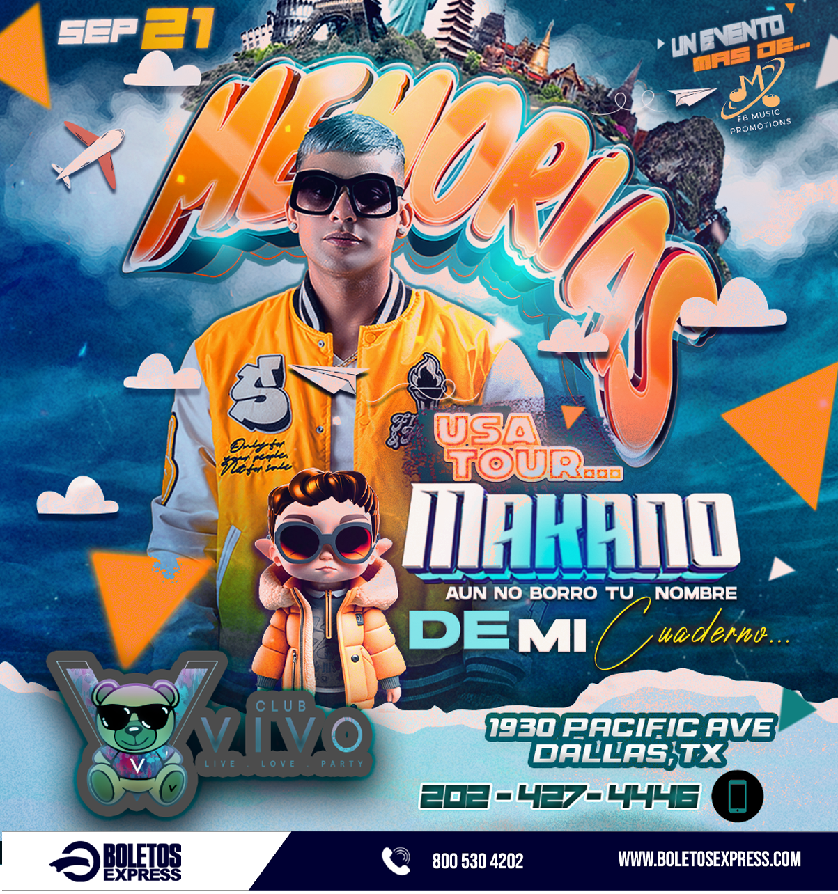 Buy tickets for MAKANO MEMORIAS USA TOUR MAKANO MEMORIAS USA TOUR
