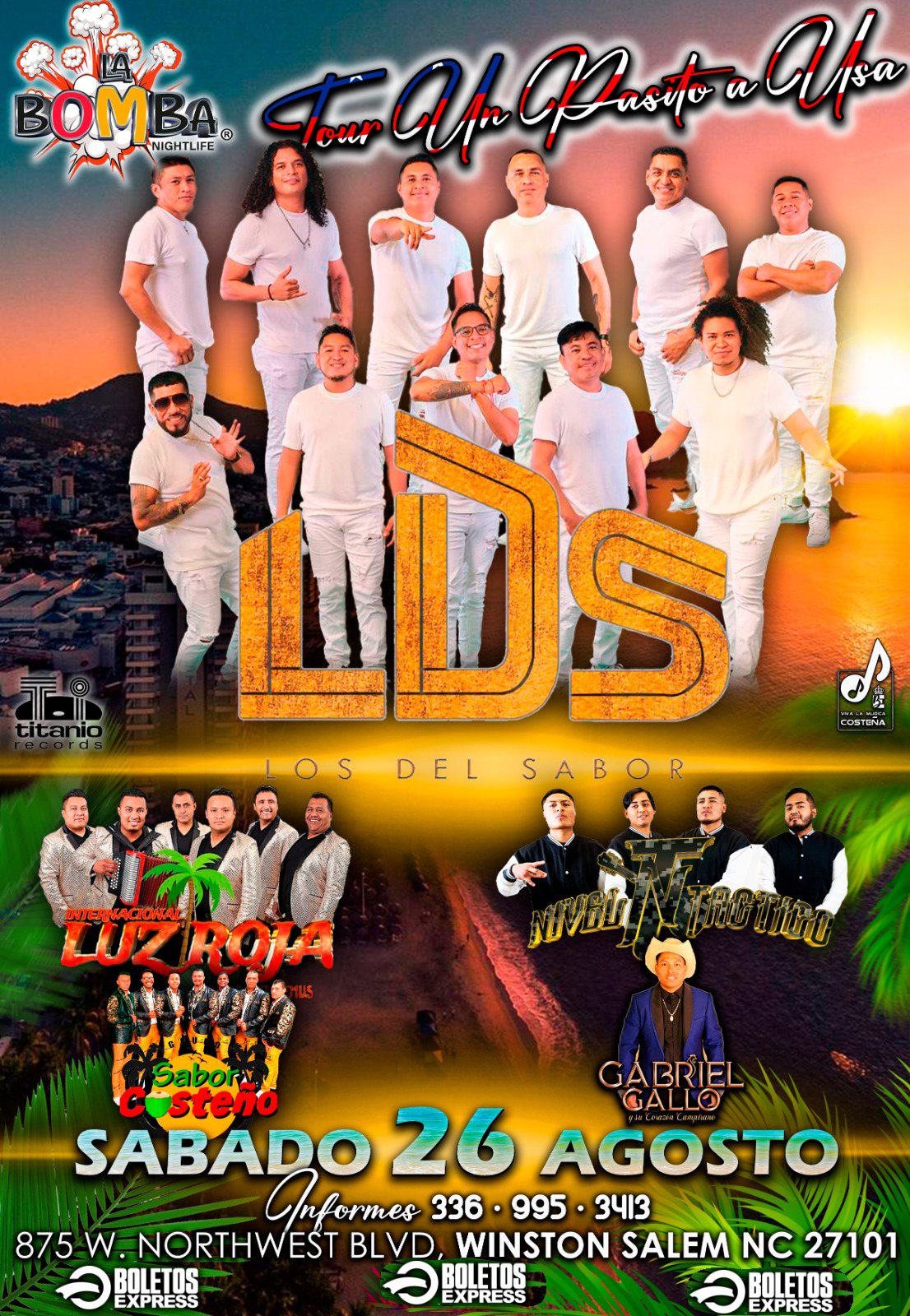 LDS LOS DEL SABOR Tickets - BoletosExpress