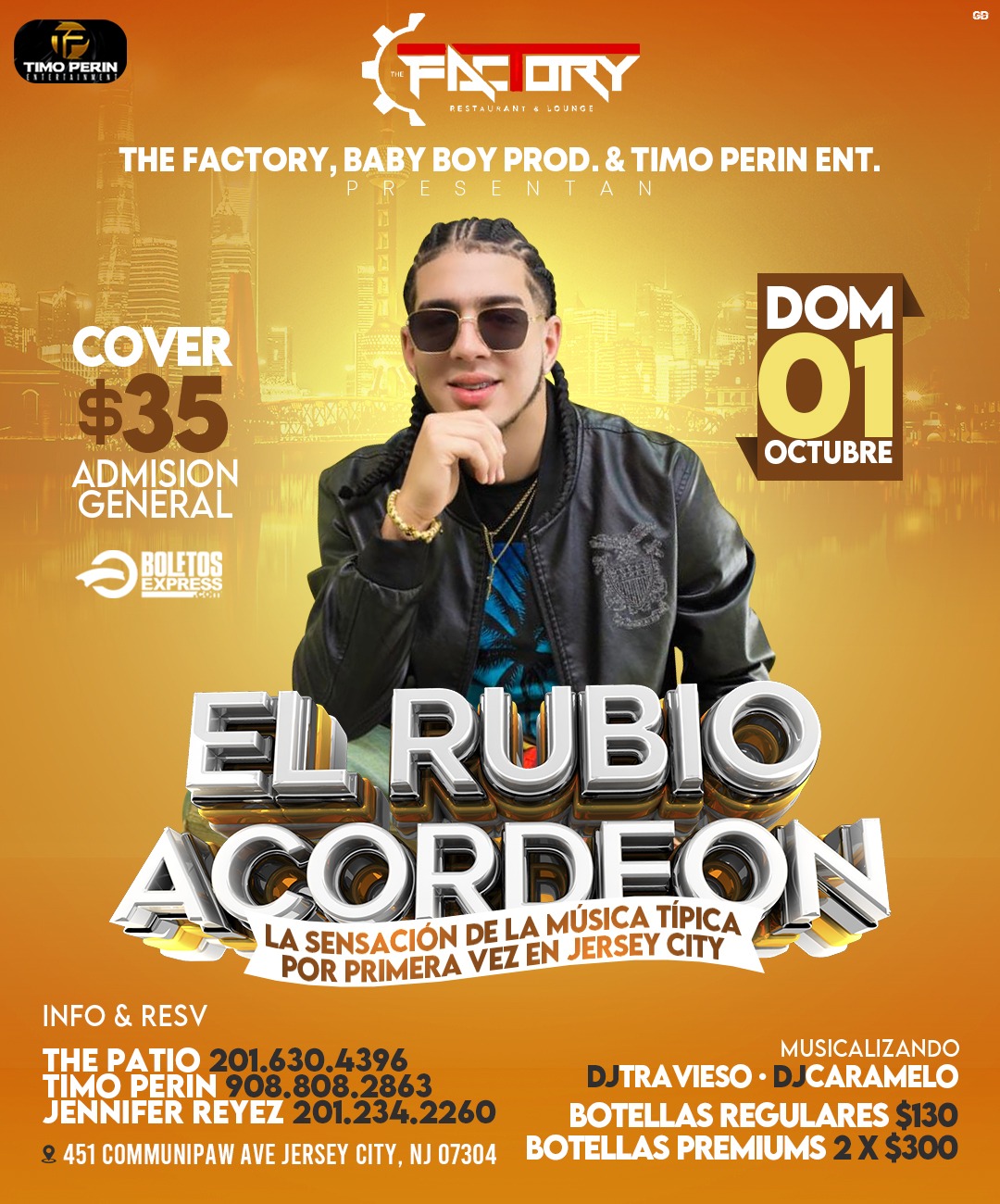 EL RUBIO DEL ACORDEON Tickets - BoletosExpress