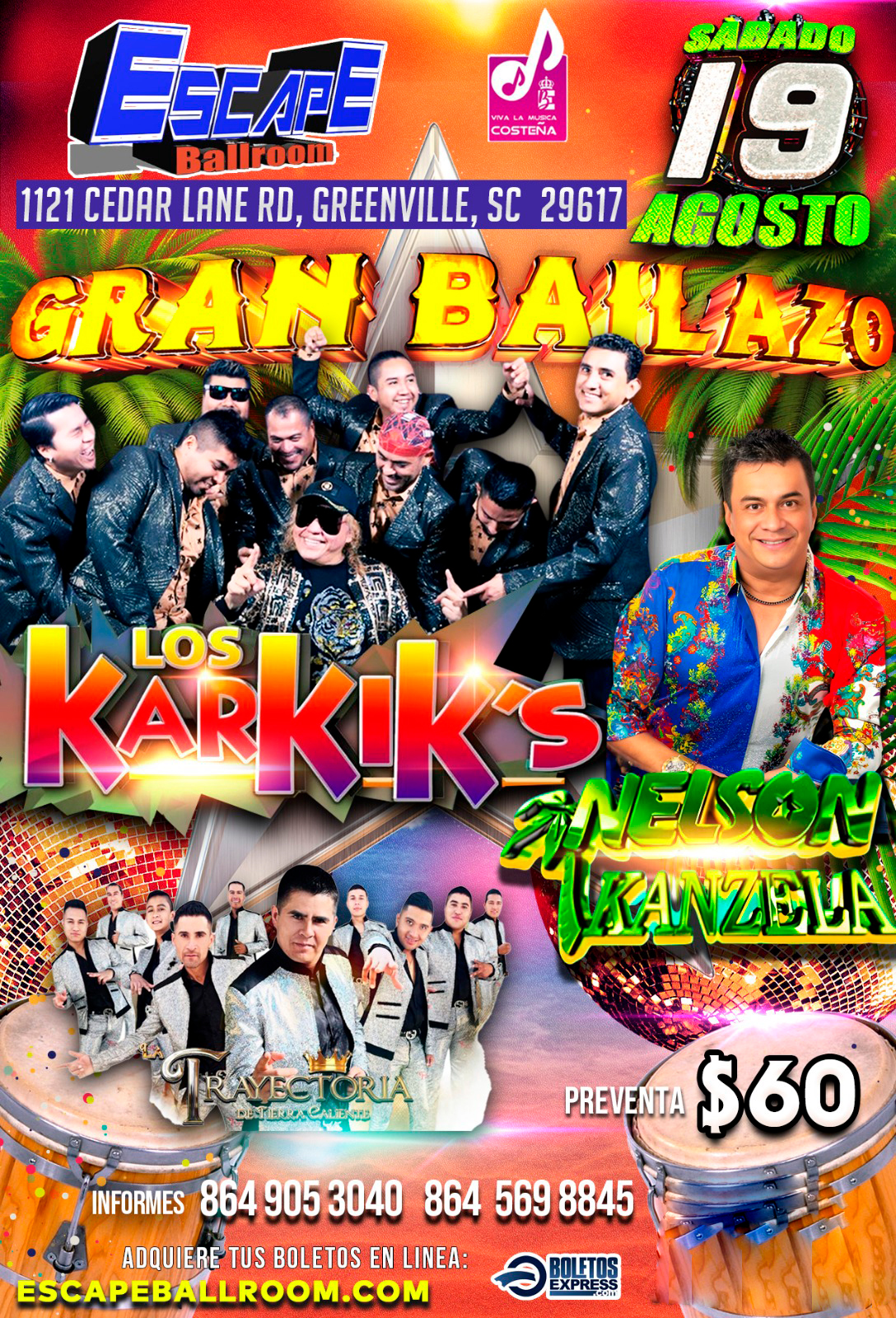 Buy tickets for LOS KARKIK'S | NELSON KANZELA LOS KARKIK'S | NELSON KANZELA