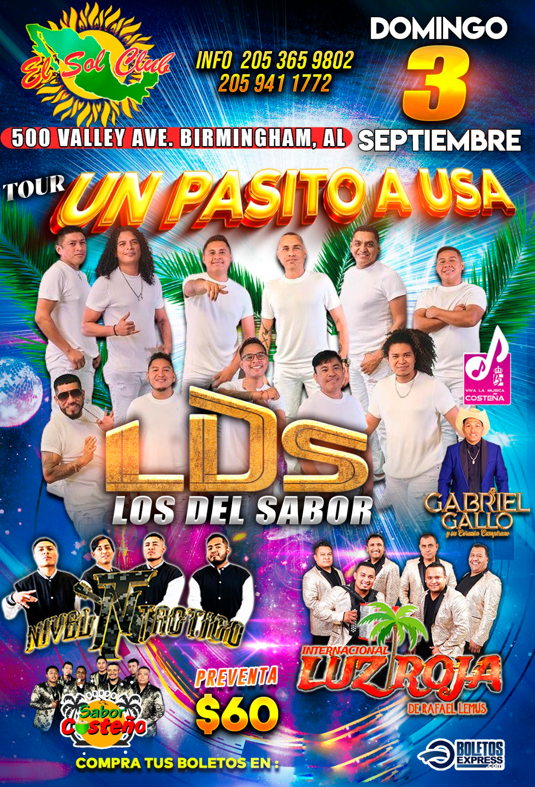 LDS LOS DEL SABOR Tickets BoletosExpress