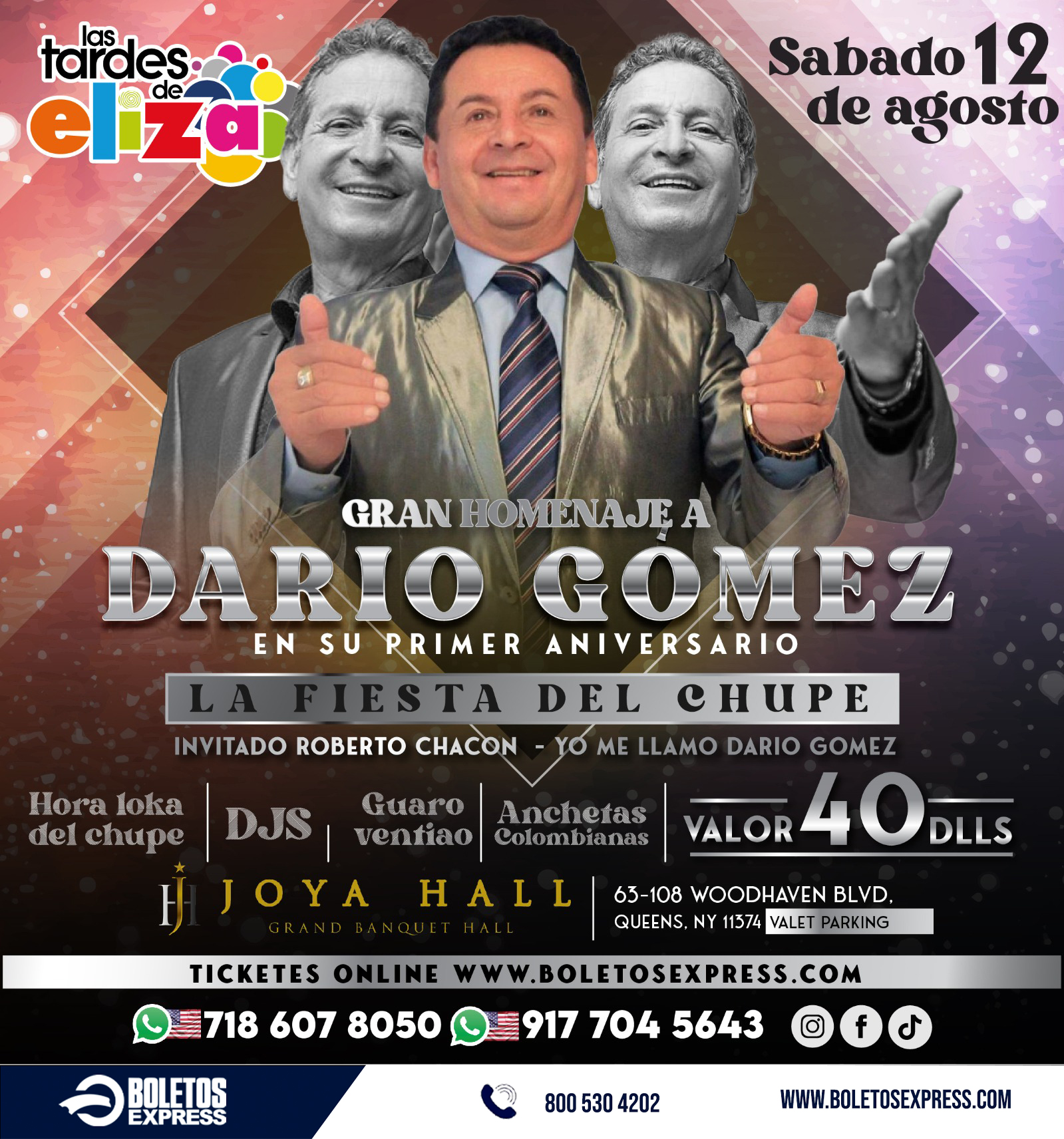 Buy tickets for GRAN HOMENAJE A DARIO GOMEZ GRAN HOMENAJE A DARIO GOMEZ