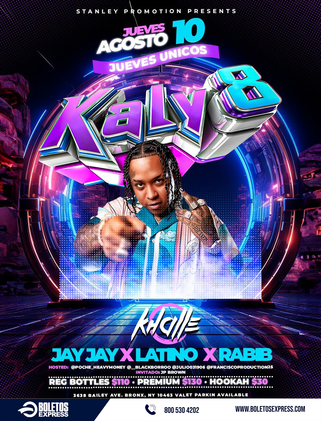 Buy tickets for KALY 8 KALY 8