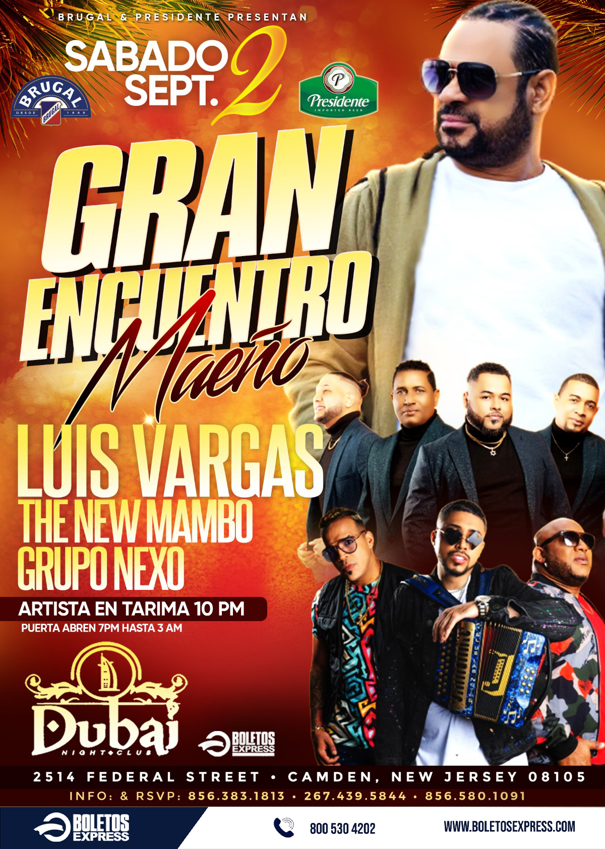 Buy tickets for LUIS VARGAS | THE NEW MAMBO | GRUPO NEXO LUIS VARGAS | THE NEW MAMBO | GRUPO NEXO