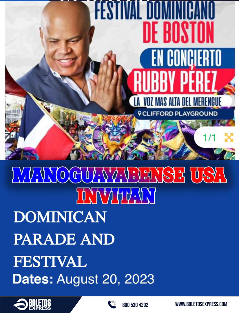 FESTIVAL DOMINICANO DE BOSTON CON RUBBY PEREZ EN CONCIERTO Tickets