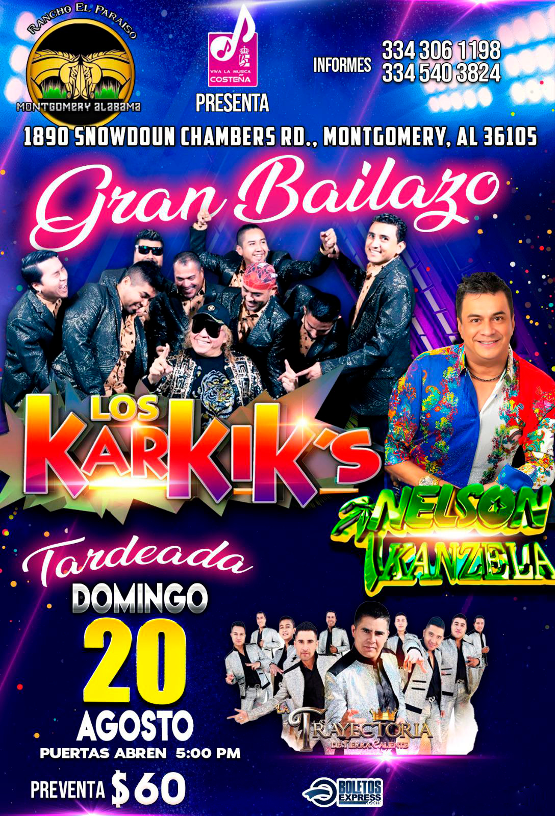 Buy tickets for LOS KARKIK'S | NELSON KANZELA LOS KARKIK'S | NELSON KANZELA