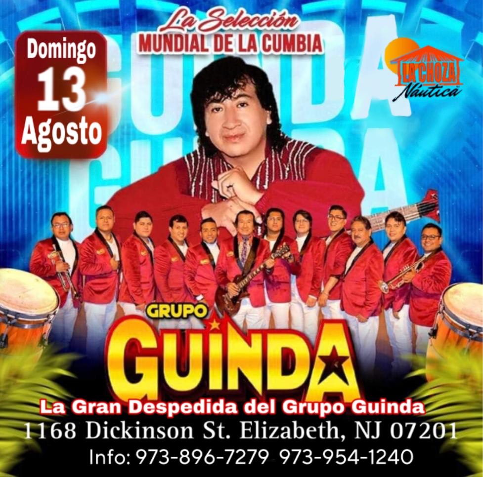 Buy tickets for GRUPO GUINDA EN NEW JERSEY LA DESPEDIDA GRUPO GUINDA EN NEW JERSEY LA DESPEDIDA