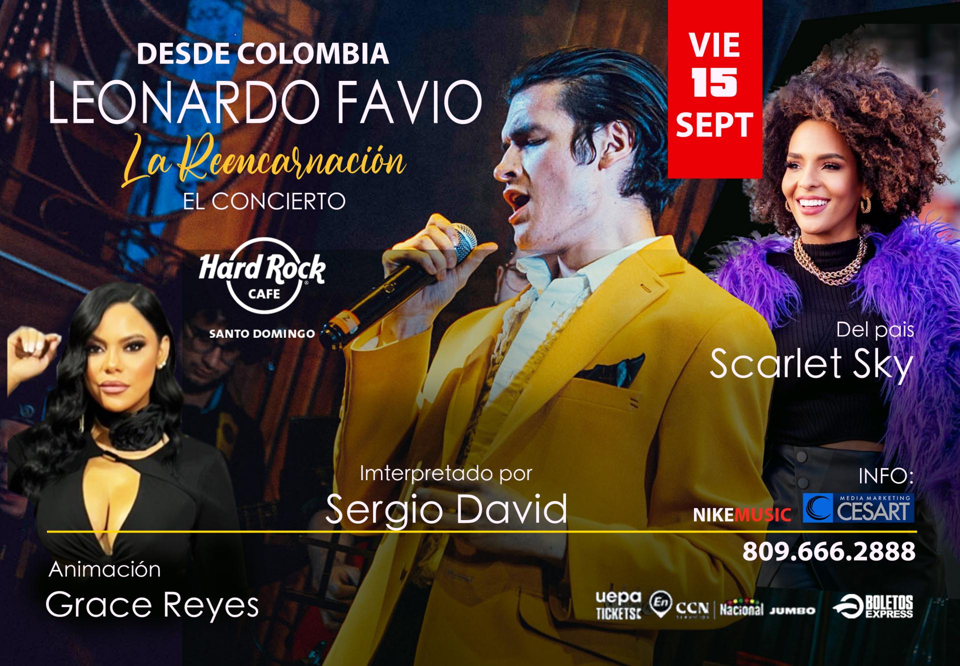 LEONARDO FAVIO LA REENCARNACION EN CONCIERTO Tickets - BoletosExpress