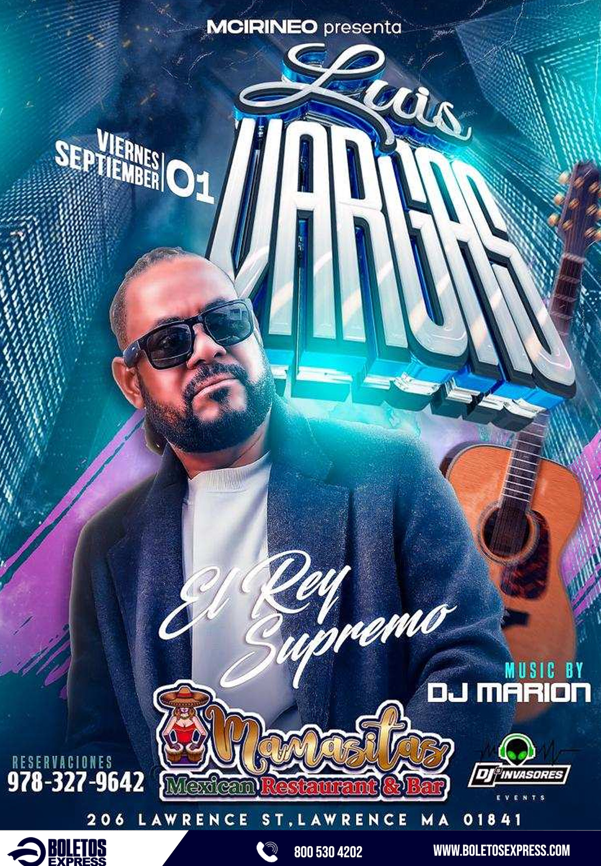 Luis Vargas Tickets - BoletosExpress