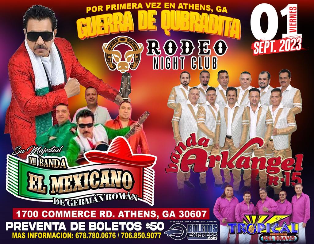 Buy tickets for MI BANDA EL MEXICANO DE GERMAN ROMAN & BANDA ARKANGEL R-15 MI BANDA EL MEXICANO DE GERMAN ROMAN & BANDA ARKANGEL R-15