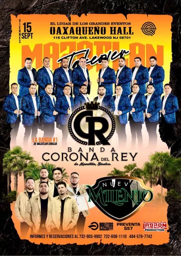 Buy tickets for BANDA CORONA DEL REY & NUEVO MILENIO BANDA CORONA DEL REY & NUEVO MILENIO