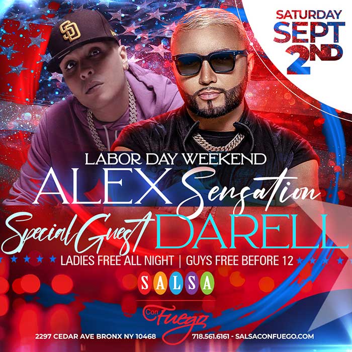 Alex Sensation with Special Guest Darell