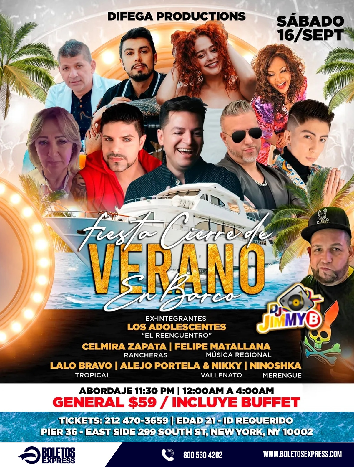 FIESTA DEL CIERRE DEL VERANO EN BARCO