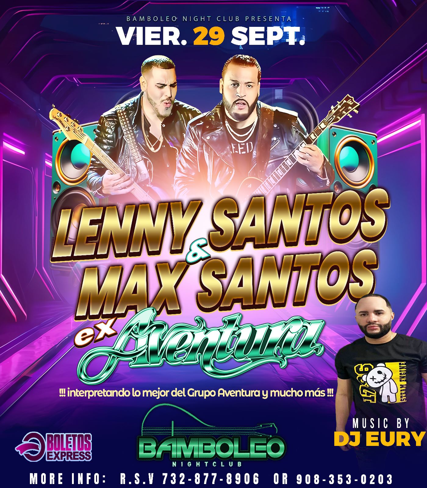 LENNY SANTOS & MAX SANTOS Tickets - BoletosExpress