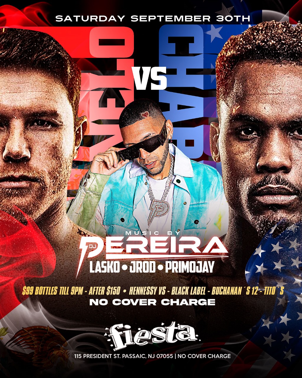 Buy tickets for CANELO VS CHARLO MUSIC BY: DJ PEREIRA, LASKO, JROD, PRIMOJAY CANELO VS CHARLO MUSIC BY: DJ PEREIRA, LASKO, JROD, PRIMOJAY
