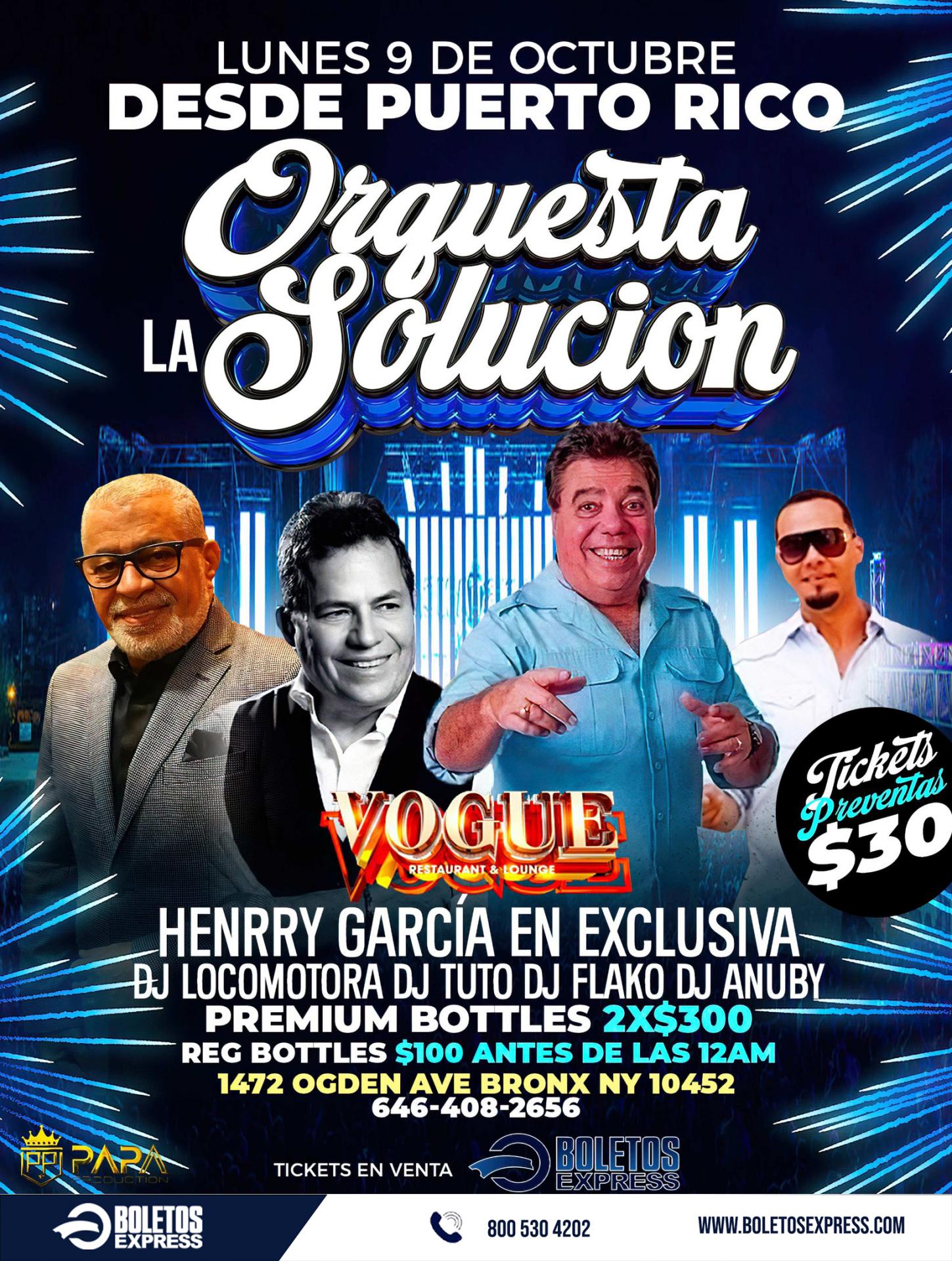 ORQUESTA LA SOLUCION & HENRY GARCIA