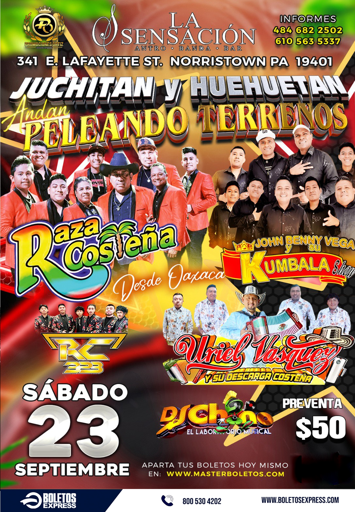 Buy tickets for RAZA COSTEÑA | JOHN BENNY VEGA Y SU KUMBALA RAZA COSTEÑA | JOHN BENNY VEGA Y SU KUMBALA
