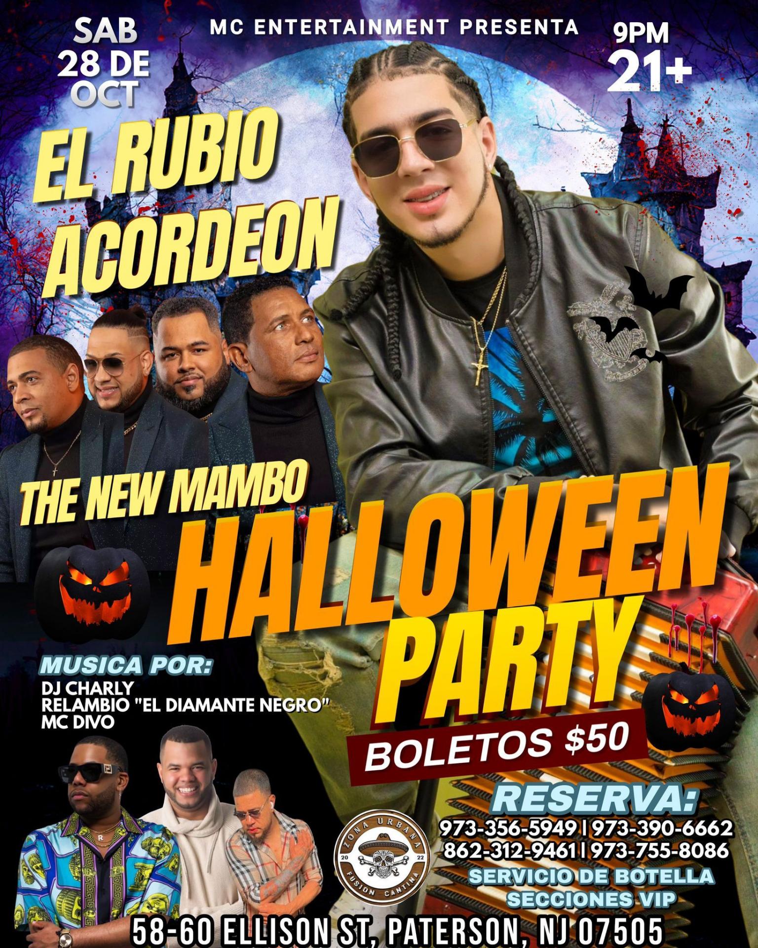 EL RUBIO ACORDEON & THE NEW MAMBO Tickets - BoletosExpress