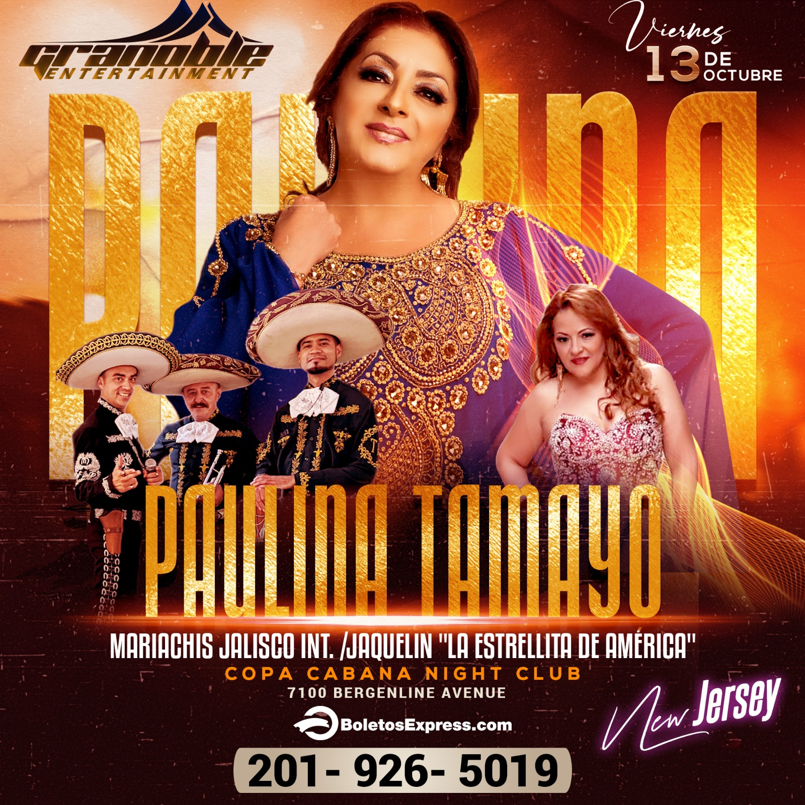 PAULINA TAMAYO Tickets - BoletosExpress