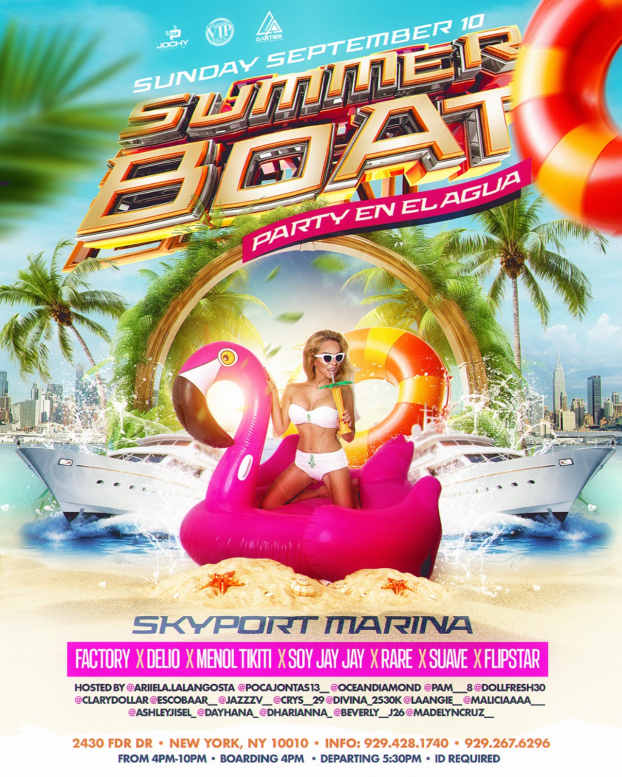 Buy tickets for SUMMER BOAT PARTY EN EL AGUA SUMMER BOAT PARTY EN EL AGUA