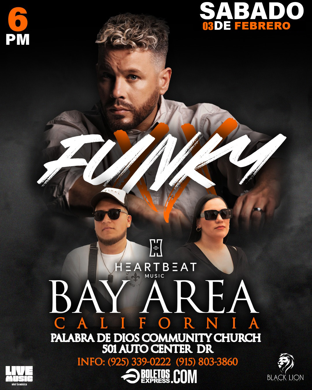 Buy tickets for  FUNKY | HEARTBEAT MUSIC   FUNKY | HEARTBEAT MUSIC
