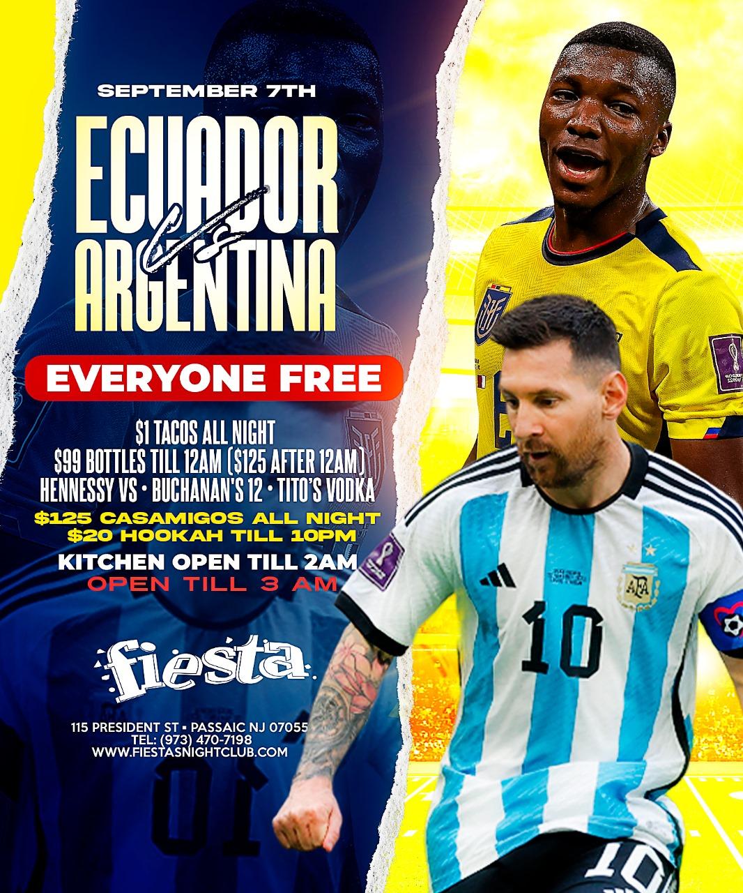 ECUADOR VS ARGENTINA Tickets BoletosExpress