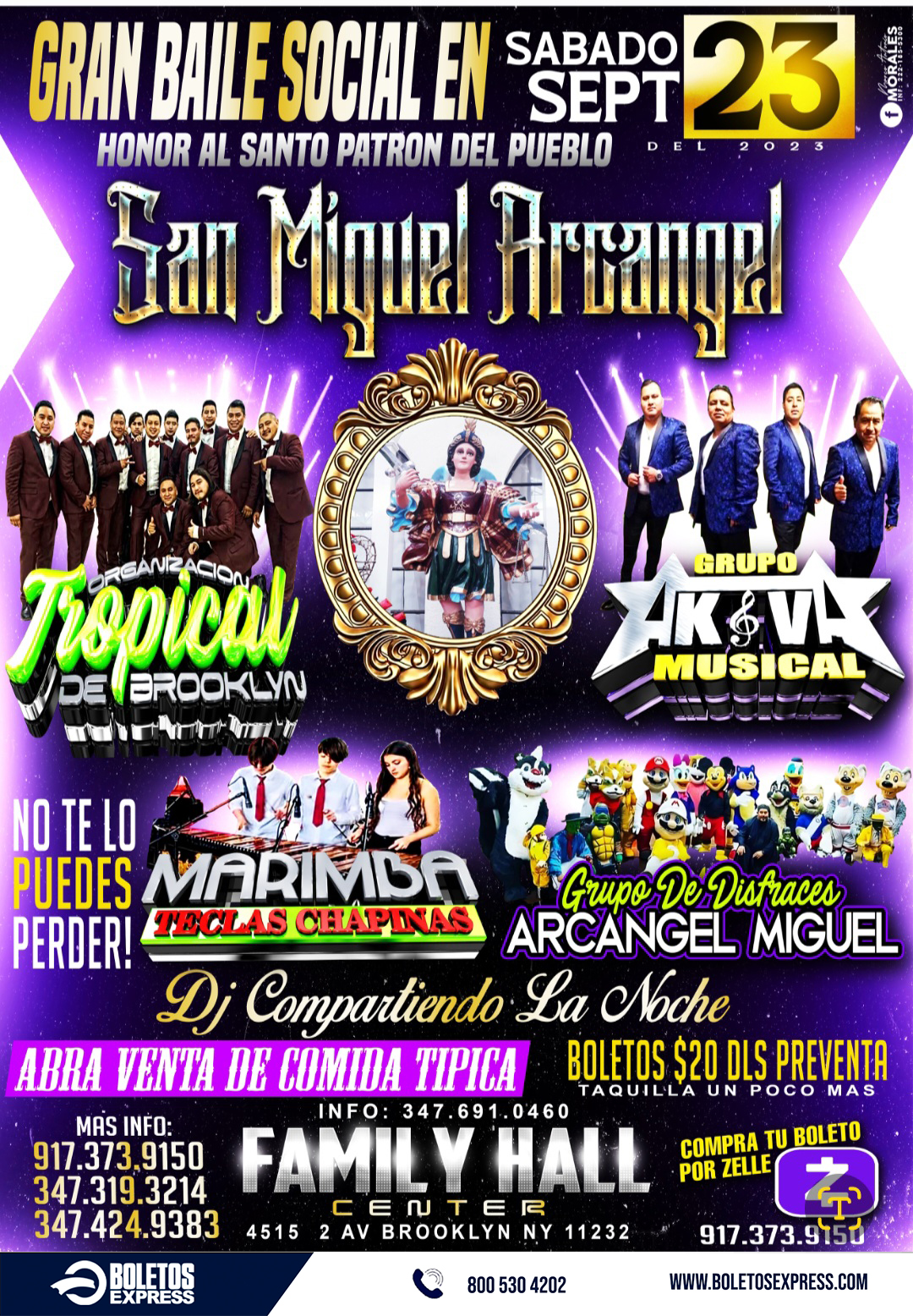 Buy tickets for ORGANIZACION TROPICAL | GRUPO AKVA MUSICAL | MARIMBA TECLAS CHAPINAS | ARCANGEL MIGUEL ORGANIZACION TROPICAL | GRUPO AKVA MUSICAL | MARIMBA TECLAS CHAPINAS | ARCANGEL MIGUEL